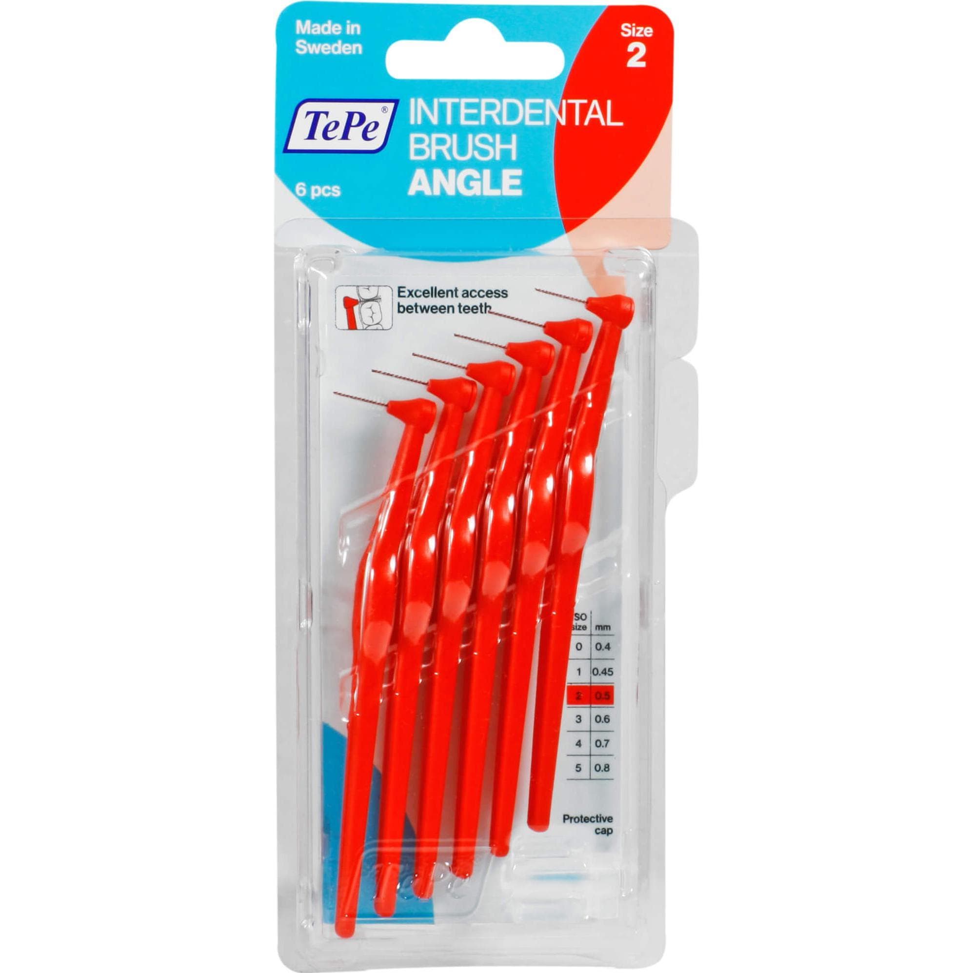 TePe, Interdentale borstels, Hoek (6x, 0.50 mm)