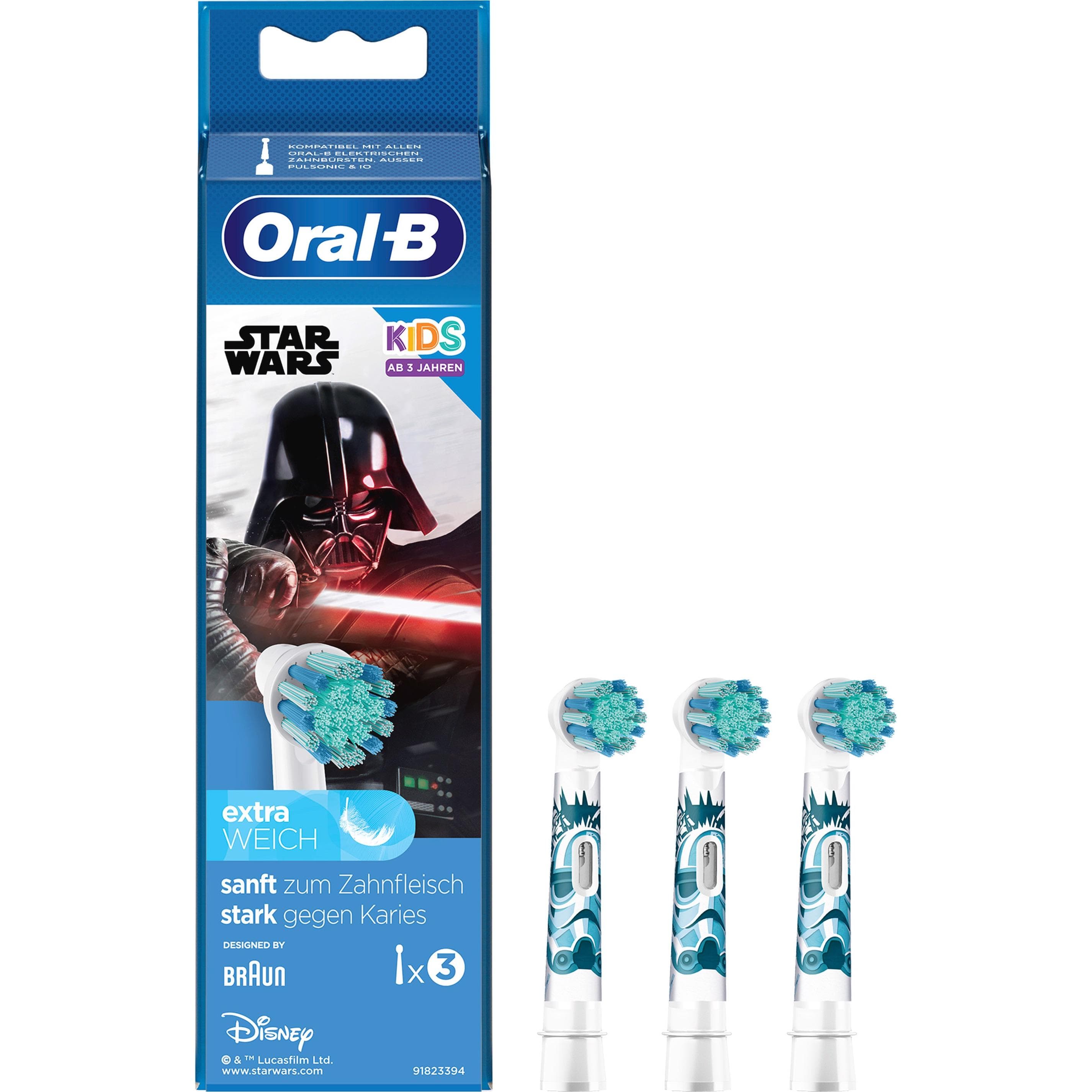 Oral-B, Borstels + opzetstukken, Kinderen Star Wars (3x)