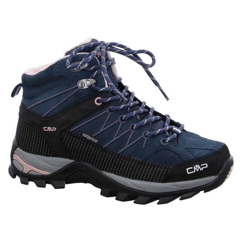 CMP Campagnolo, Vrouwen, Wandelschoenen, Rigel Ws WP antraciet (41), Zwart, Roze, Roze, Grijs, Blauw