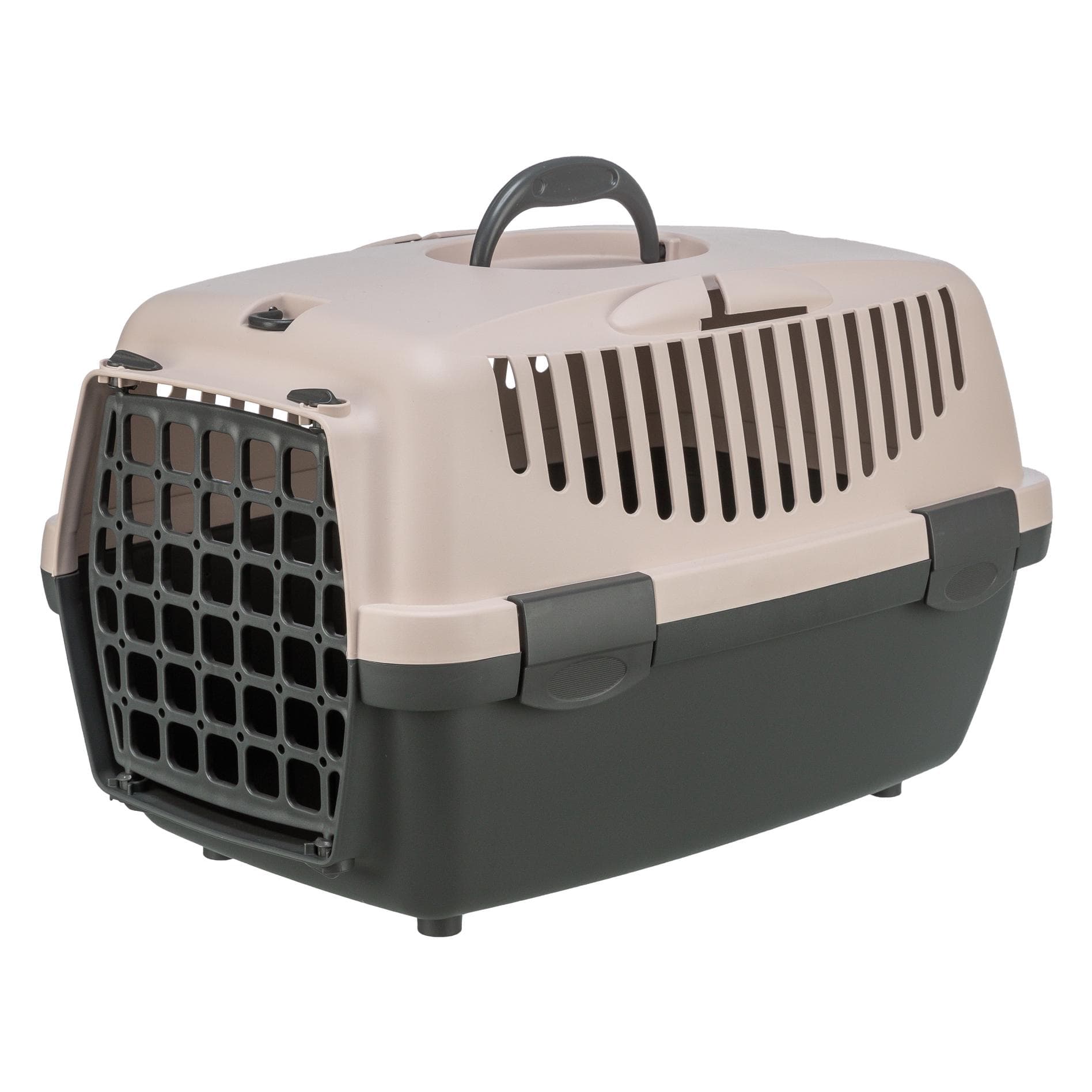 Fiskars Reismand Capri Donkergrijs / Blush - Xs 48X32X31 Cm (Kat, Klein dier), Dierendragers + Tassen