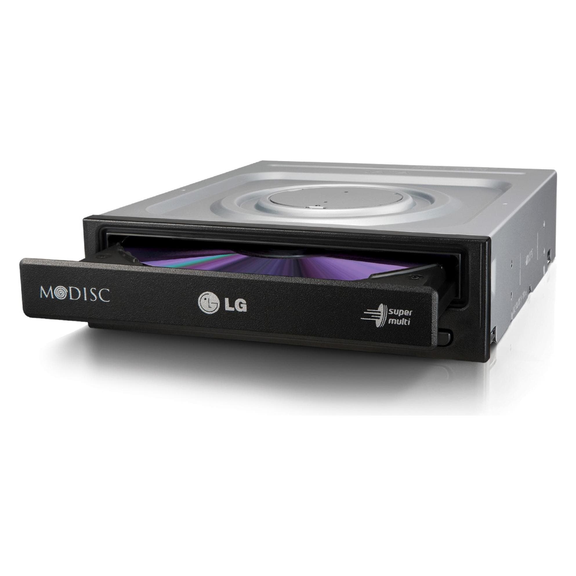 Hitachi HLDS GH24NSD5 (CD-station, DVD-brander, DVD-station), Optische drive, Zwart