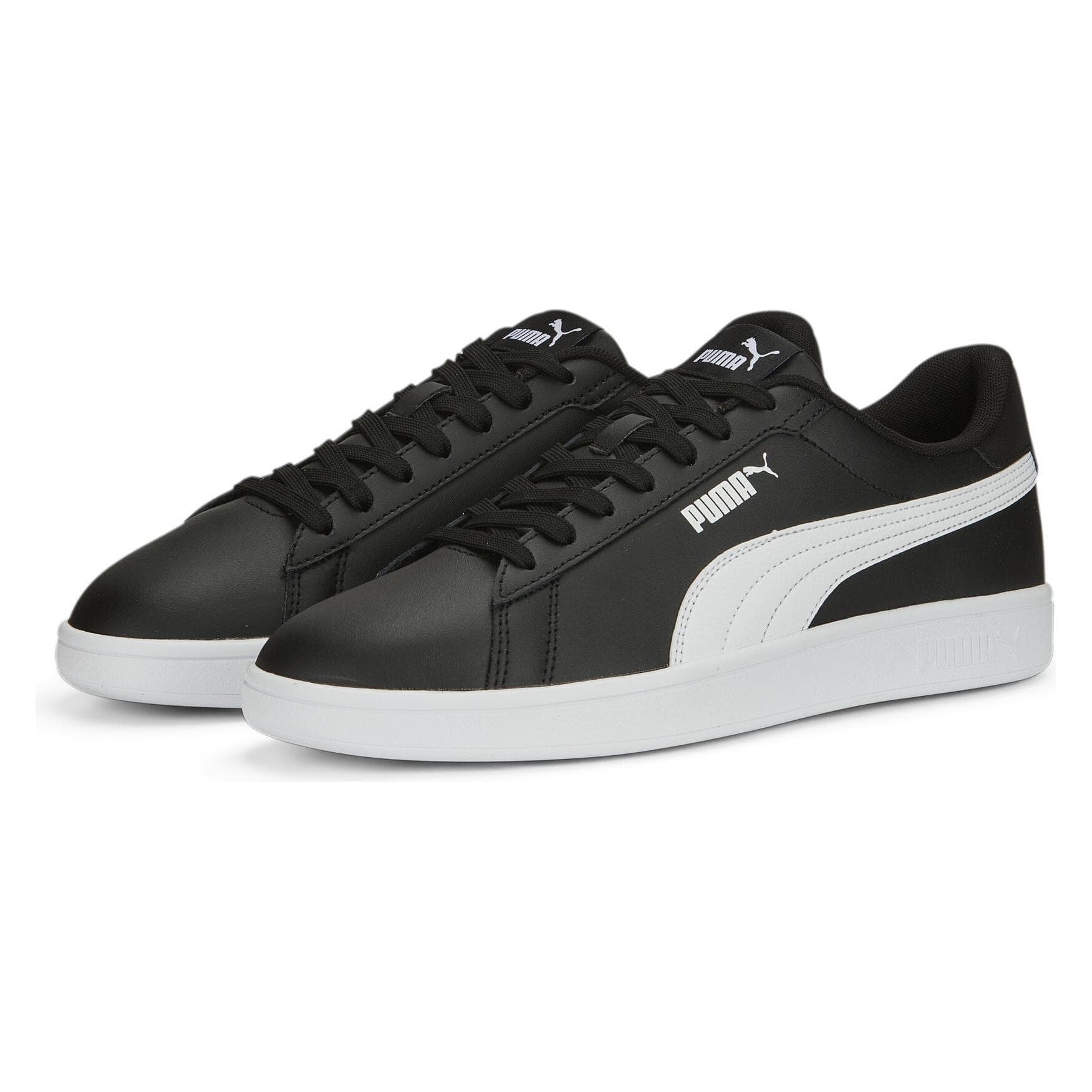 Puma, Unisex, Sneakers, Smash 3.0 L, Zwart, (39)