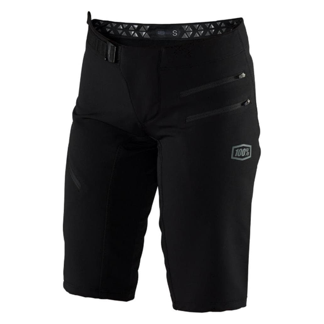 100%, Vrouwen, Fietsbroek, Airmatic shorts (S), Zwart