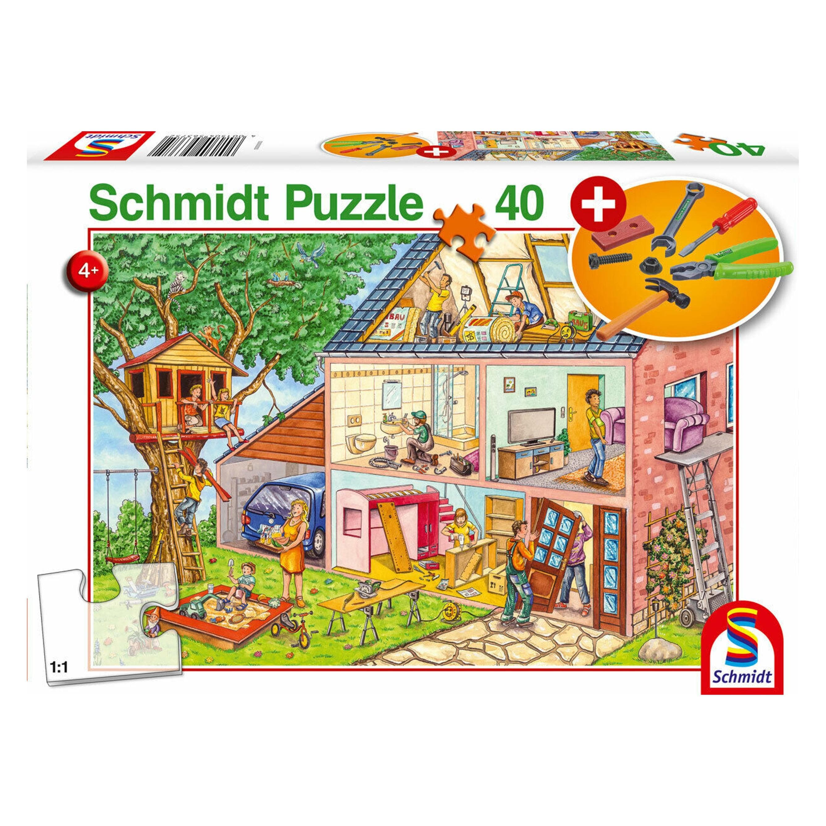 Schmidt Spiele De hardwerkende vakman inclusief gereedschapsset (40 onderdelen)