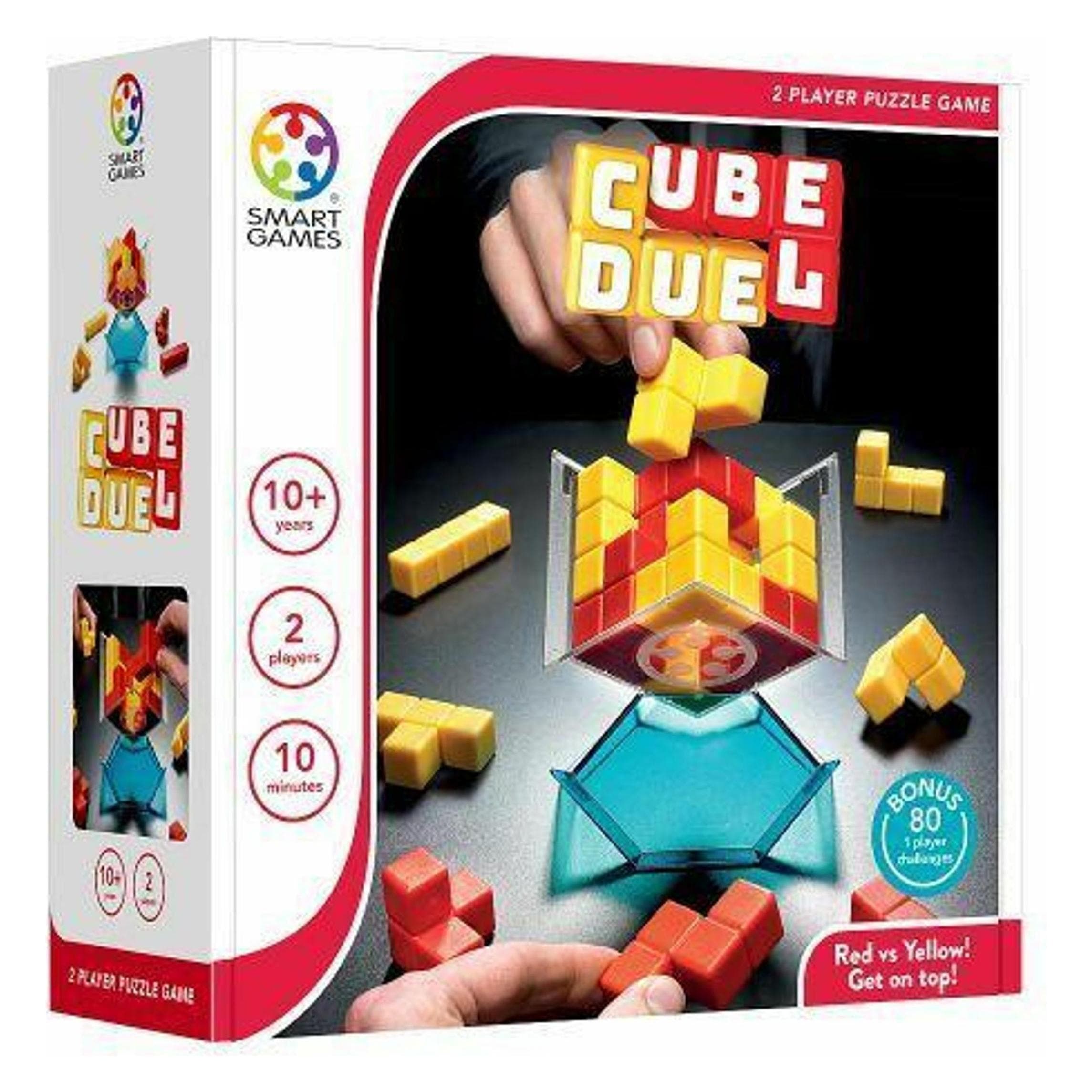 Smart Games Kubusduel (Deens, Duits, Fins, Frans, Italiaans, Meertalig, Nederlands, Noors, Portugees, Spaans, Zweeds, 2 Spelers)