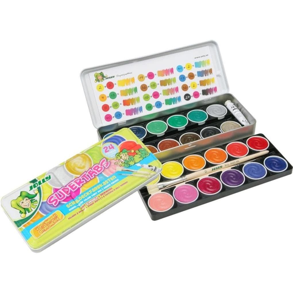 Jolly, Kleuren + verf voor doe-het-zelvers, Verfdoos, 24s