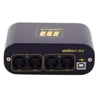 Miditech Midi-interface Midiface 4x4 (USB), Audio-interface, Zwart