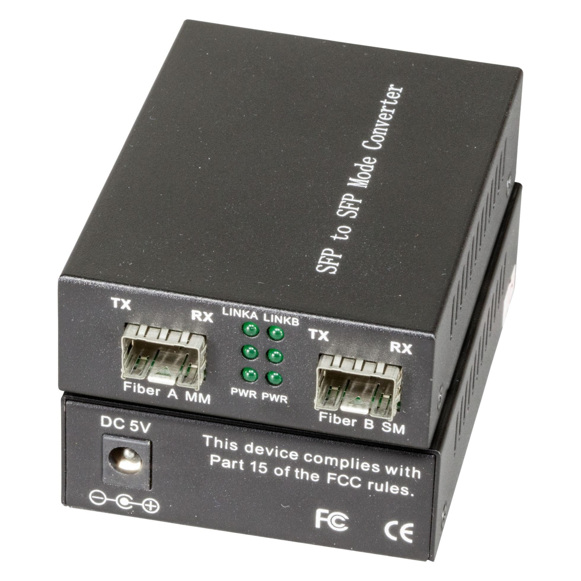 EFB Elektronik EL031 Netwerk Media Converter 1000 Mbit/s Zwart, Data converter