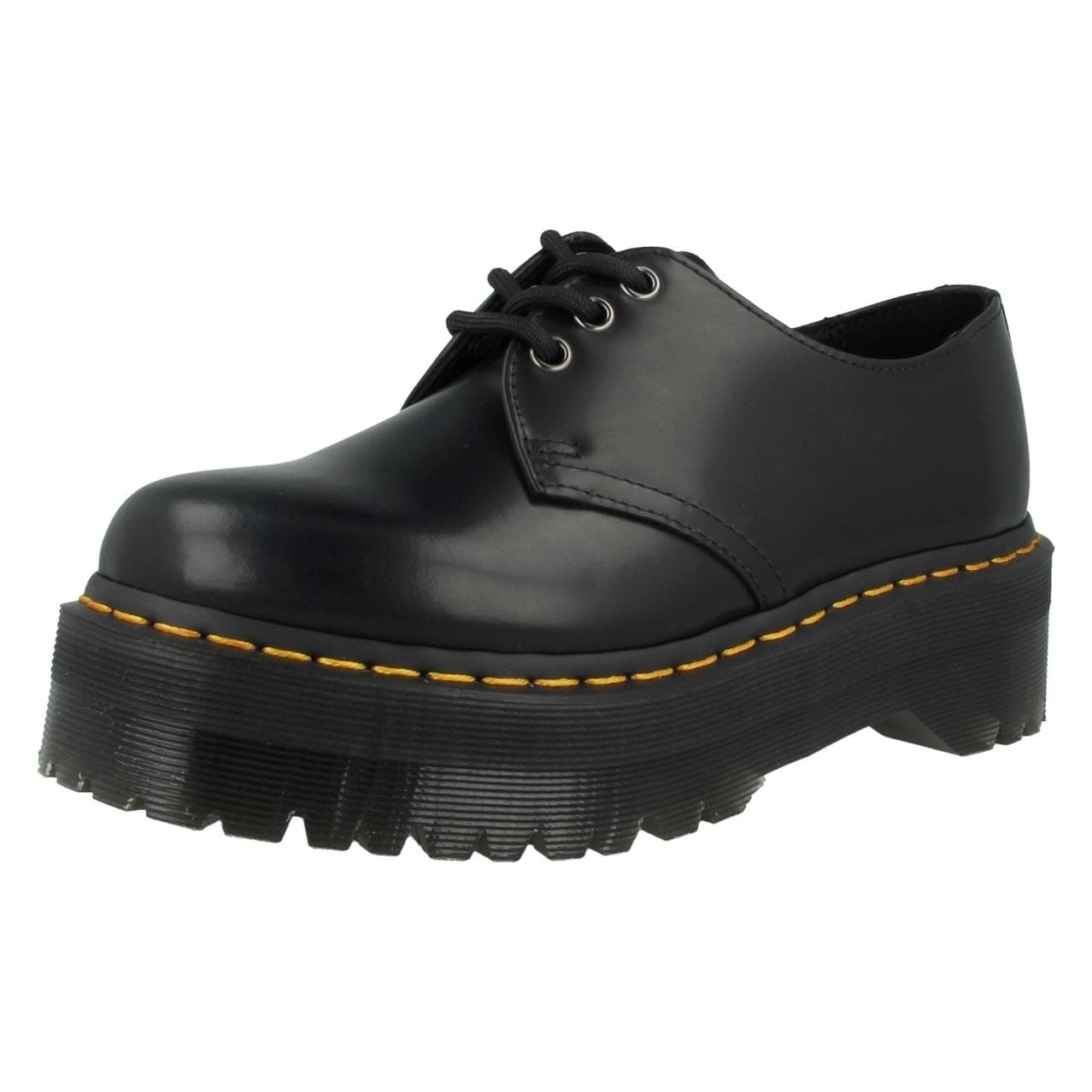 Dr. Martens, Unisex, Lace-Ups, Quad, Zwart, (44)