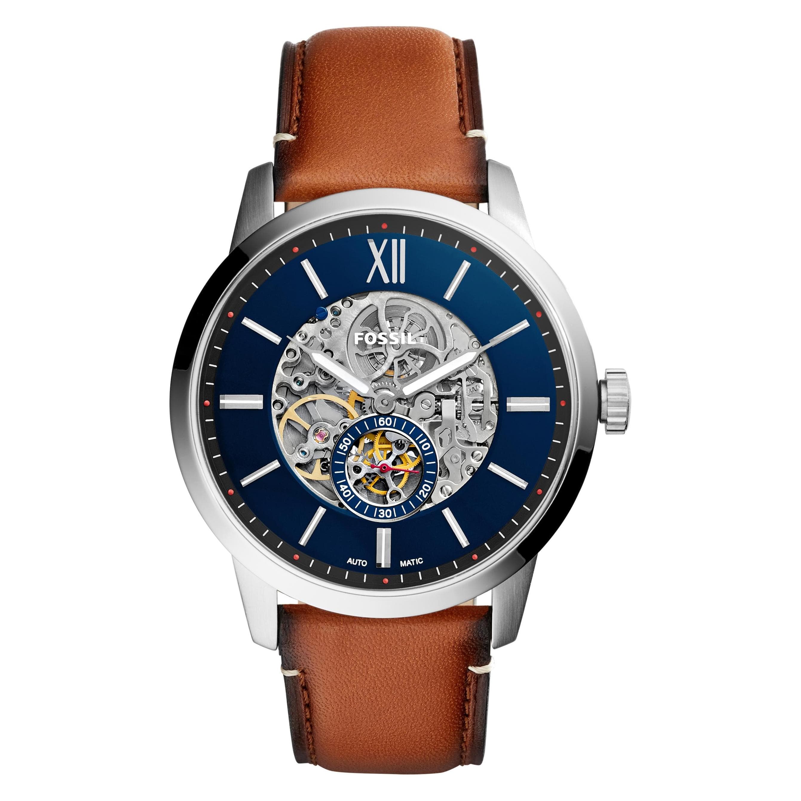Fossil, Horloge, Stadsgenoot, Zilver, (Analoog horloge, 48 mm)