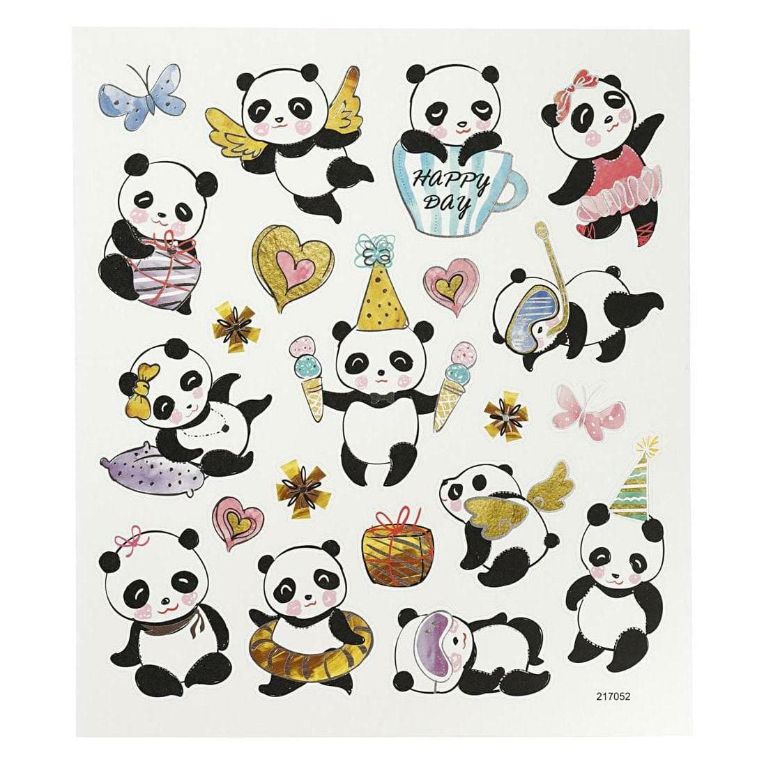 Creativ Company, Stickers, Motief sticker 1 vel Panda (1 Sticker)