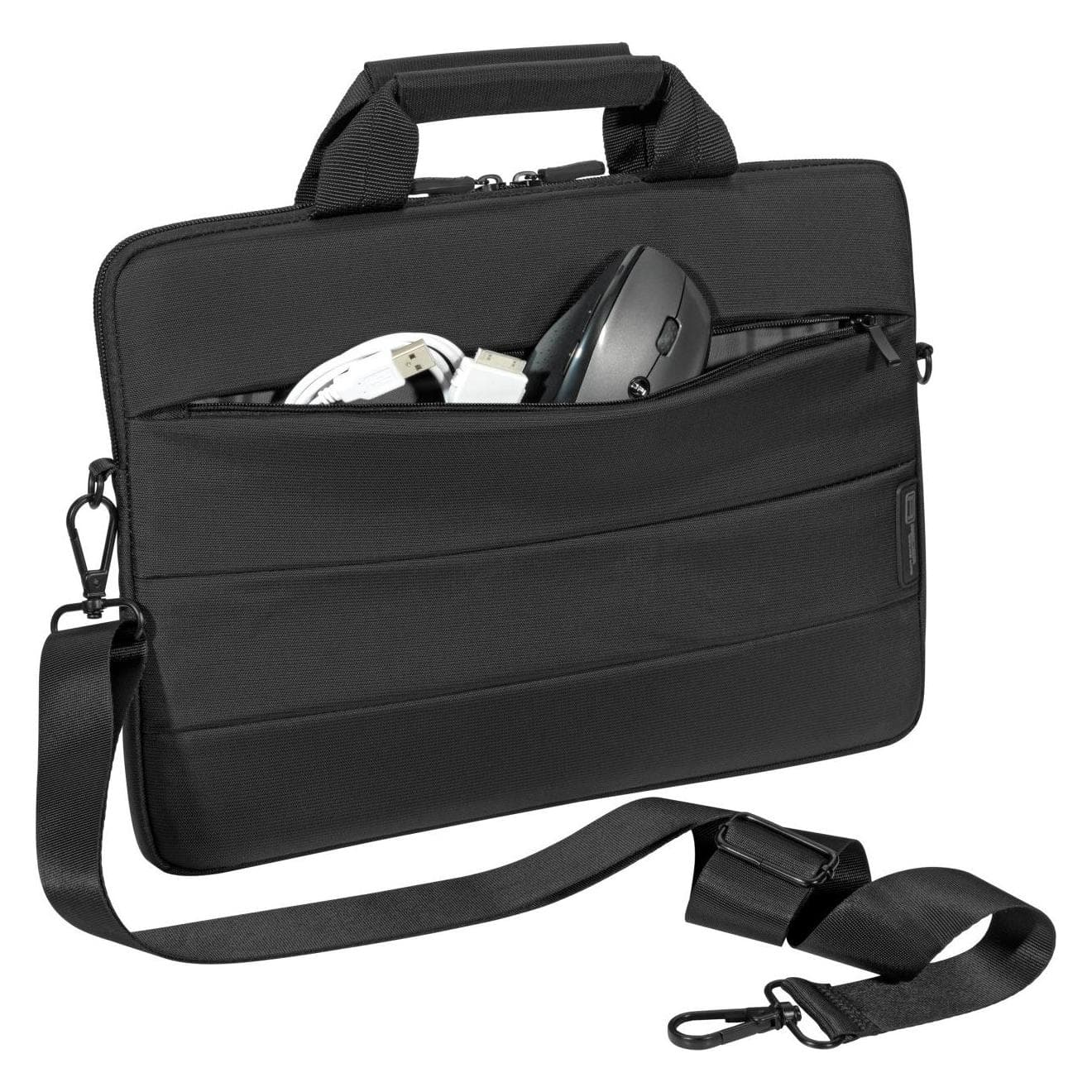 Pedea Ultrabook/ MacBook tas 33,8cm 13,3inch met accessoirevak zwart (13.30", Universeel), Laptoptas, Zwart