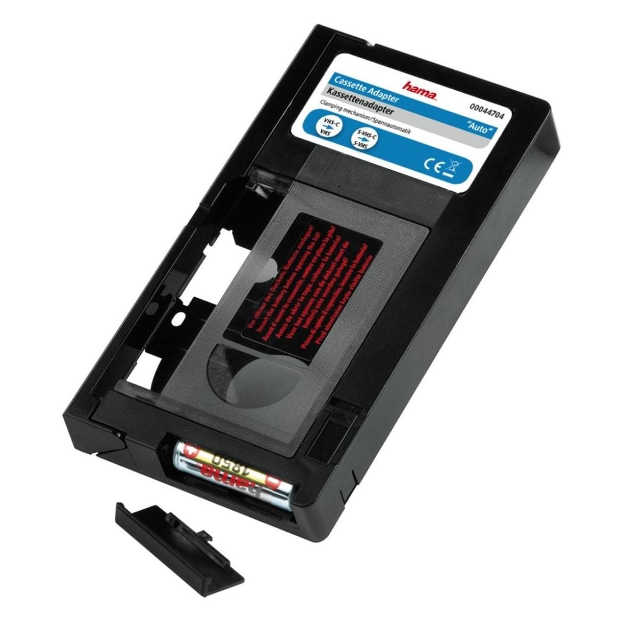 Hama Videocassette adapter VHS-C / VHS (Diverse video accessoires), Video accessoires, Zwart