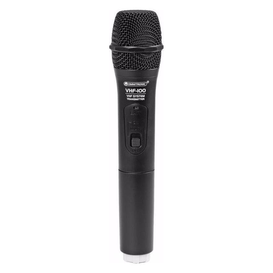 Omnitronic VHF-100 handmicrofoon 205,75 MHz, Microfoon