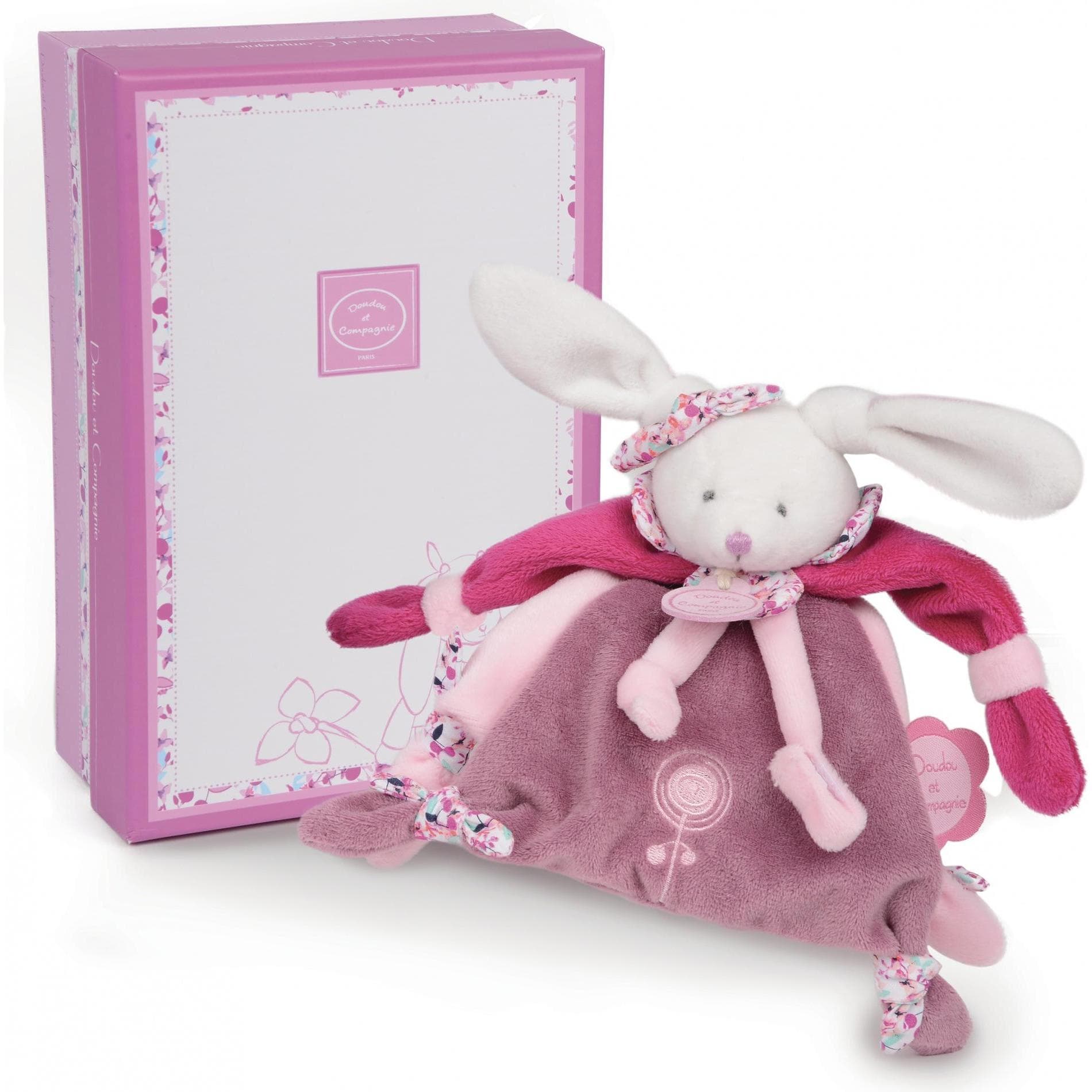 Doudou et Compagnie Kersenhaasje met fopspeenhouder (20.50 cm)