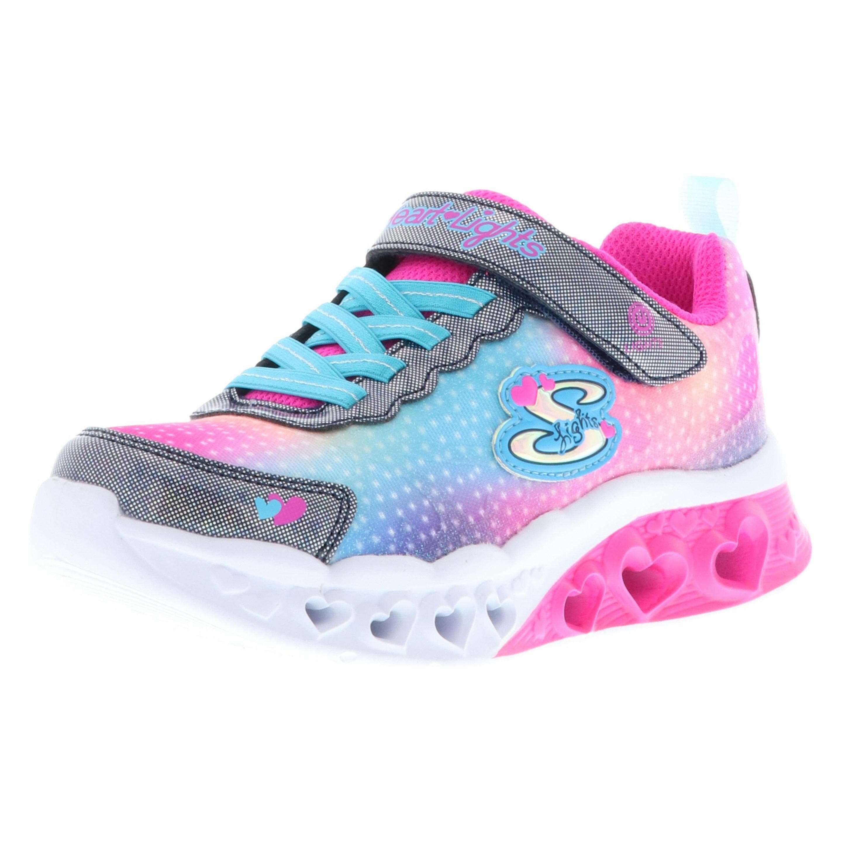Skechers, Meisjes, Sneakers, Fladder Hart Lichtjes - Simply Love, Veelkleurig, (33)