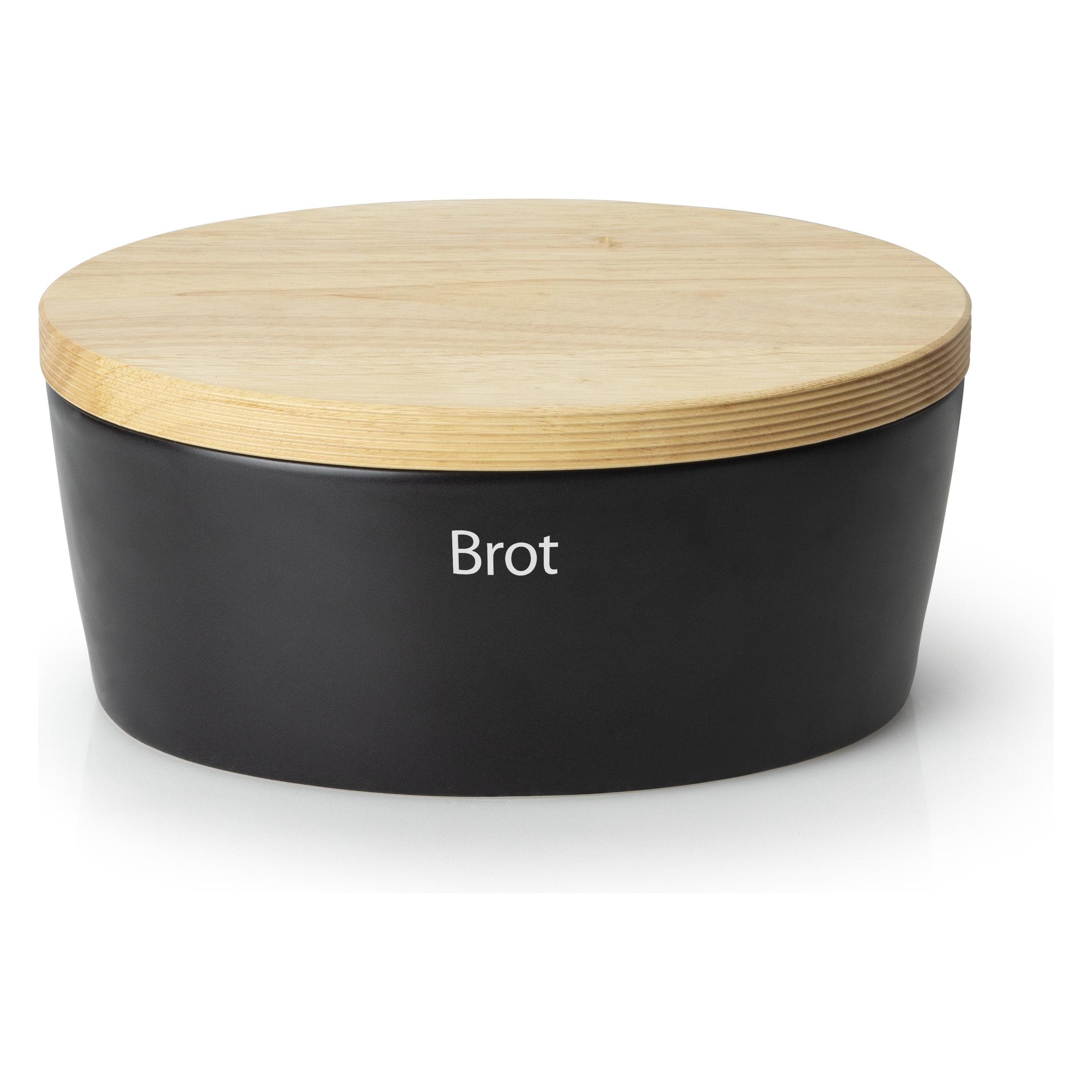 Continenta Broodpot, Brood bewaren, Zwart