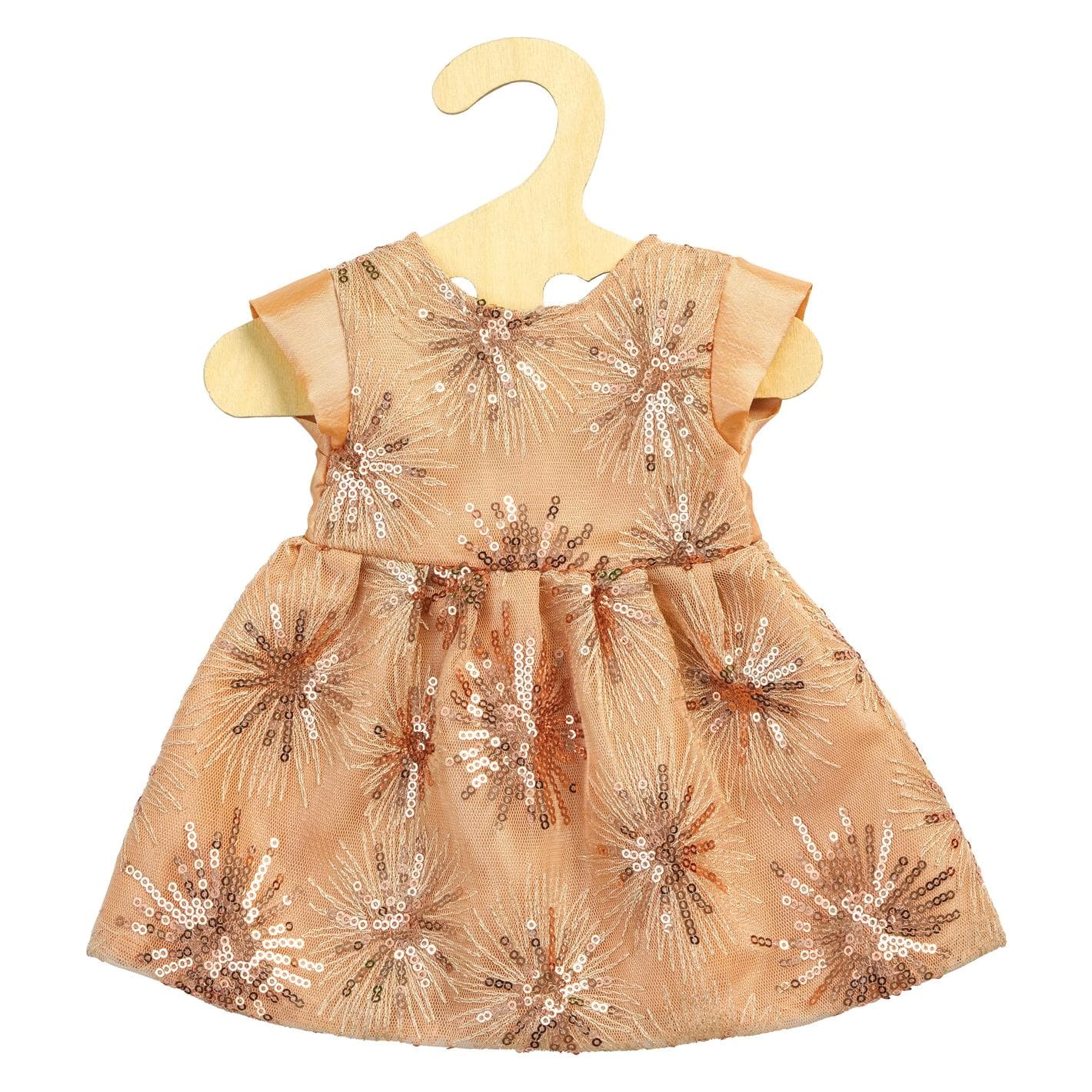 Heless Glitter Jurk Rose Goud 35-45cm