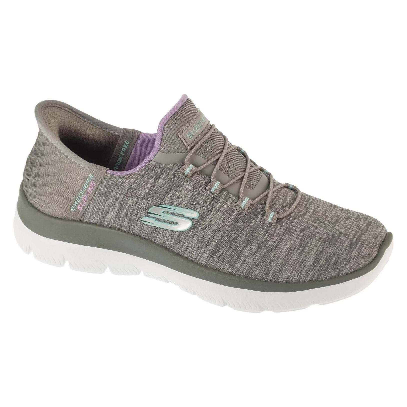 Skechers, Vrouwen, Sneakers, Sneaker SUMMITS - DAZZLING HAZE, Grijs, (41)