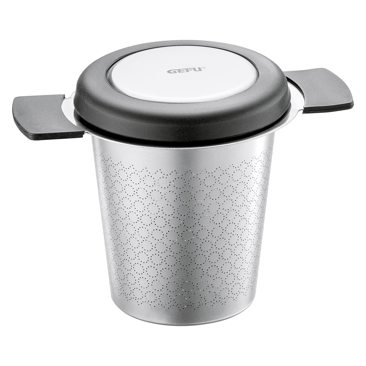 GEFU Theefilter 'Savoro, Accessoires voor thee, Zwart