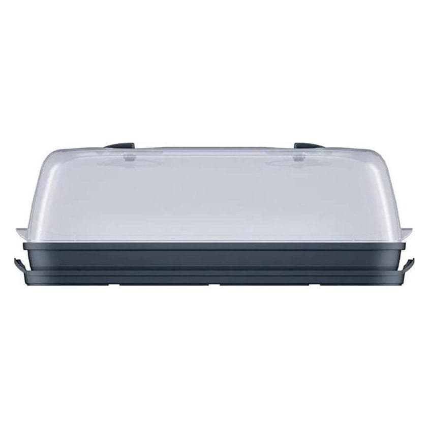 Prosperplast, Bloempot, RESPANA TISCHGEWÄCHSHAUS anthrazit 51,5 cm / Pflanzgefäss (51.50 x 19.60 x 18.50 cm)