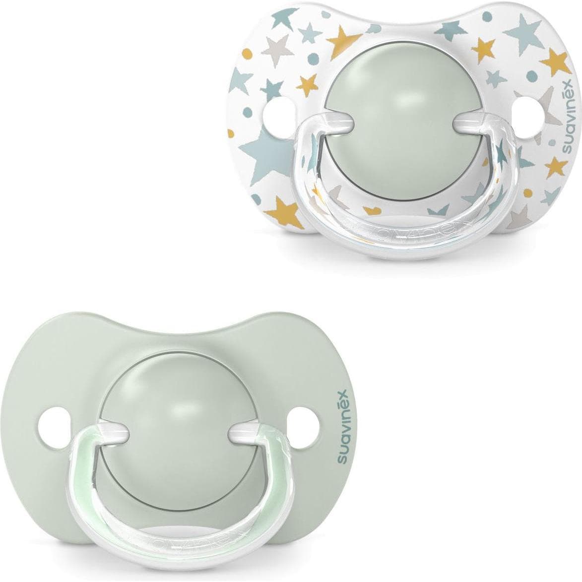 Suavinex, Nuggi, Fopspeenset (2 stuks) SX Pro Dreams 6-18M blauw (2x, 6 - 18 Maanden)