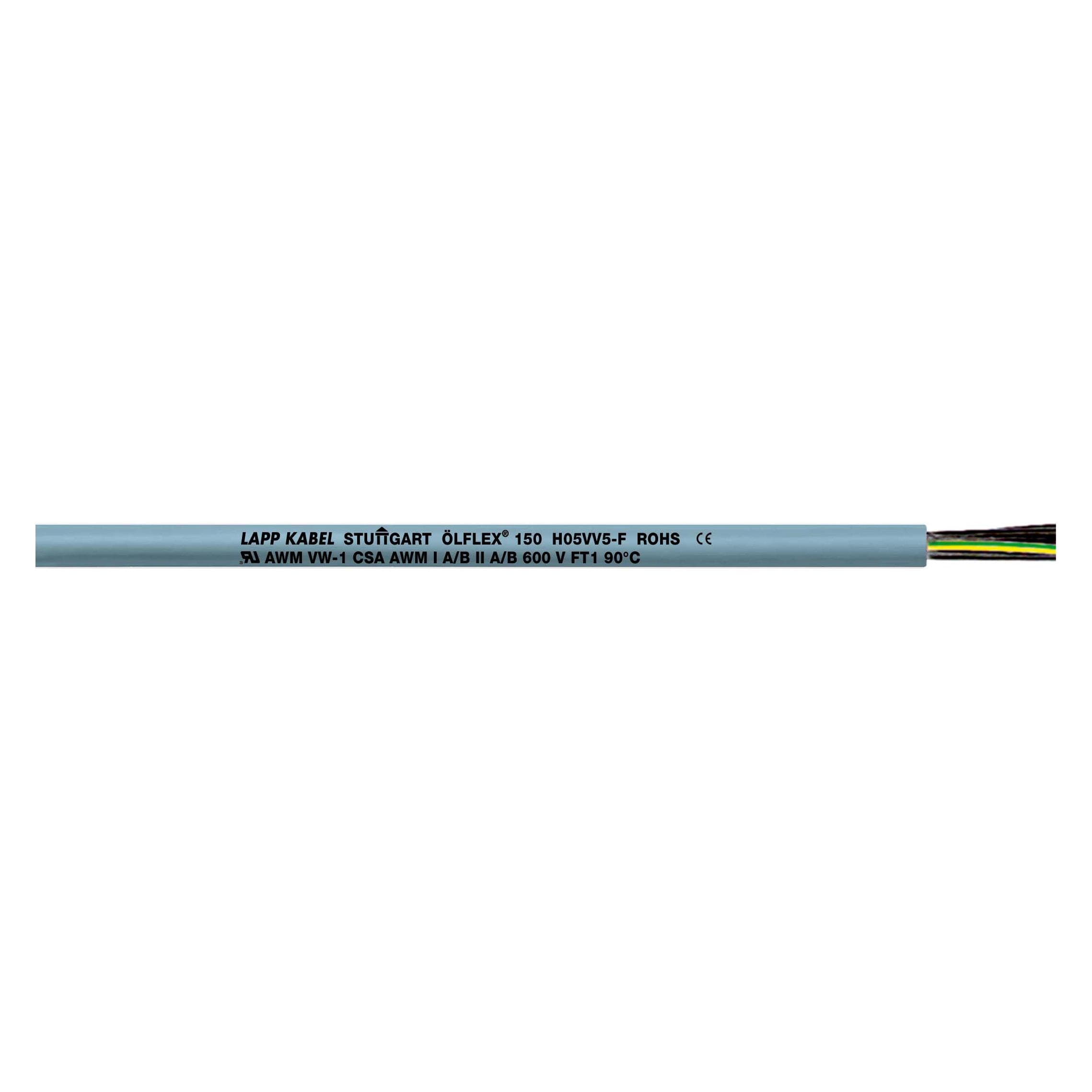 Lapp, Kabelgeleiders, ÖLFLEX 150 QUATTRO PVC-regellijn (600 m)