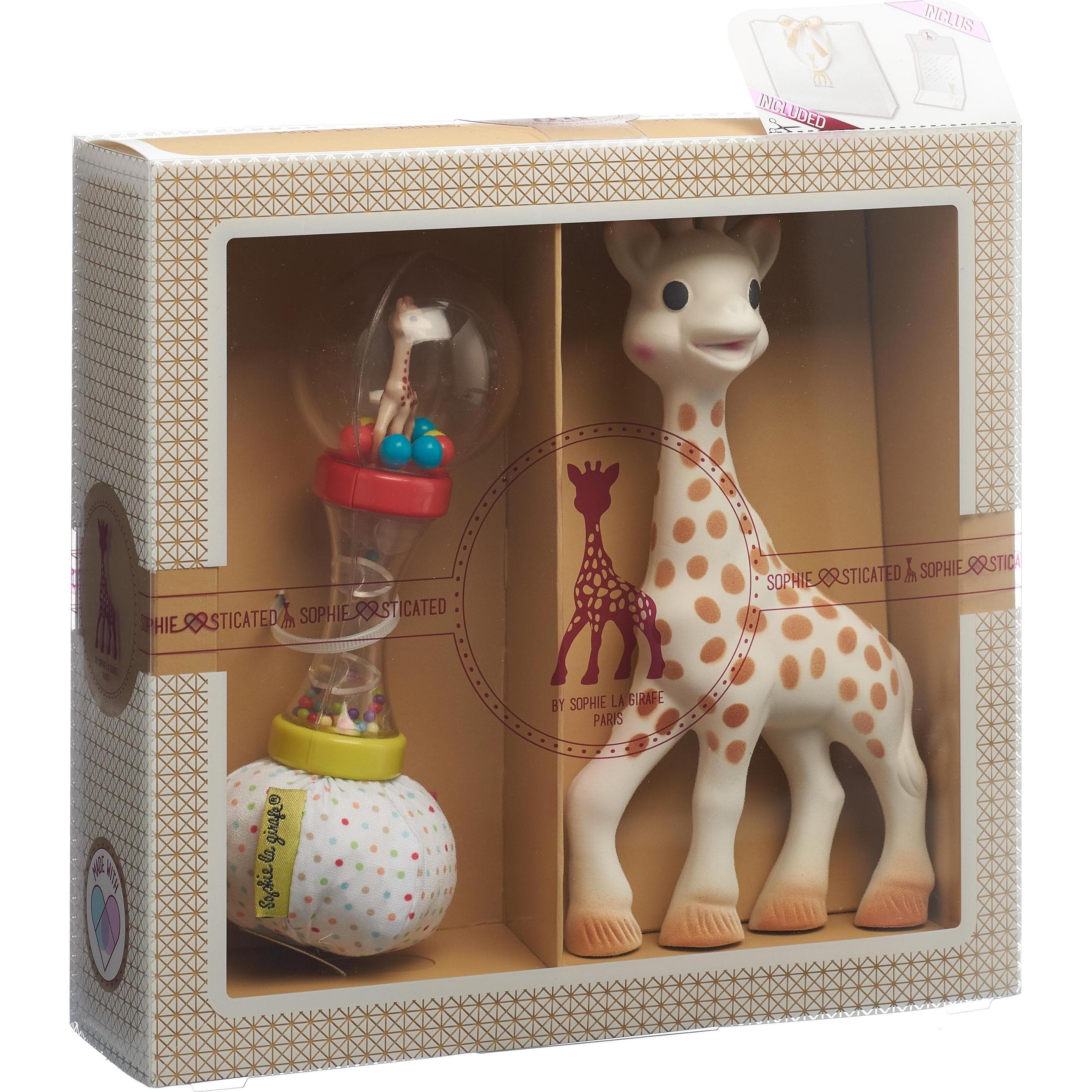 Sophie la girafe, Rammelaars voor baby's, Geschenkdoos nr. 4