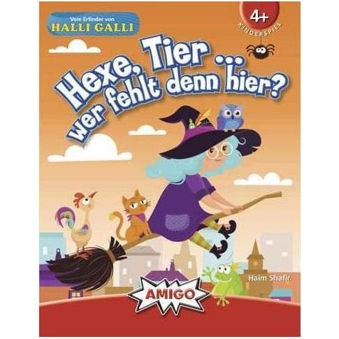 Amigo Heks, dier... wie ontbreekt hier? van 4 jaar, 2-4 spelers, duur 10 min. (Duits, 2 - 4 Spelers)