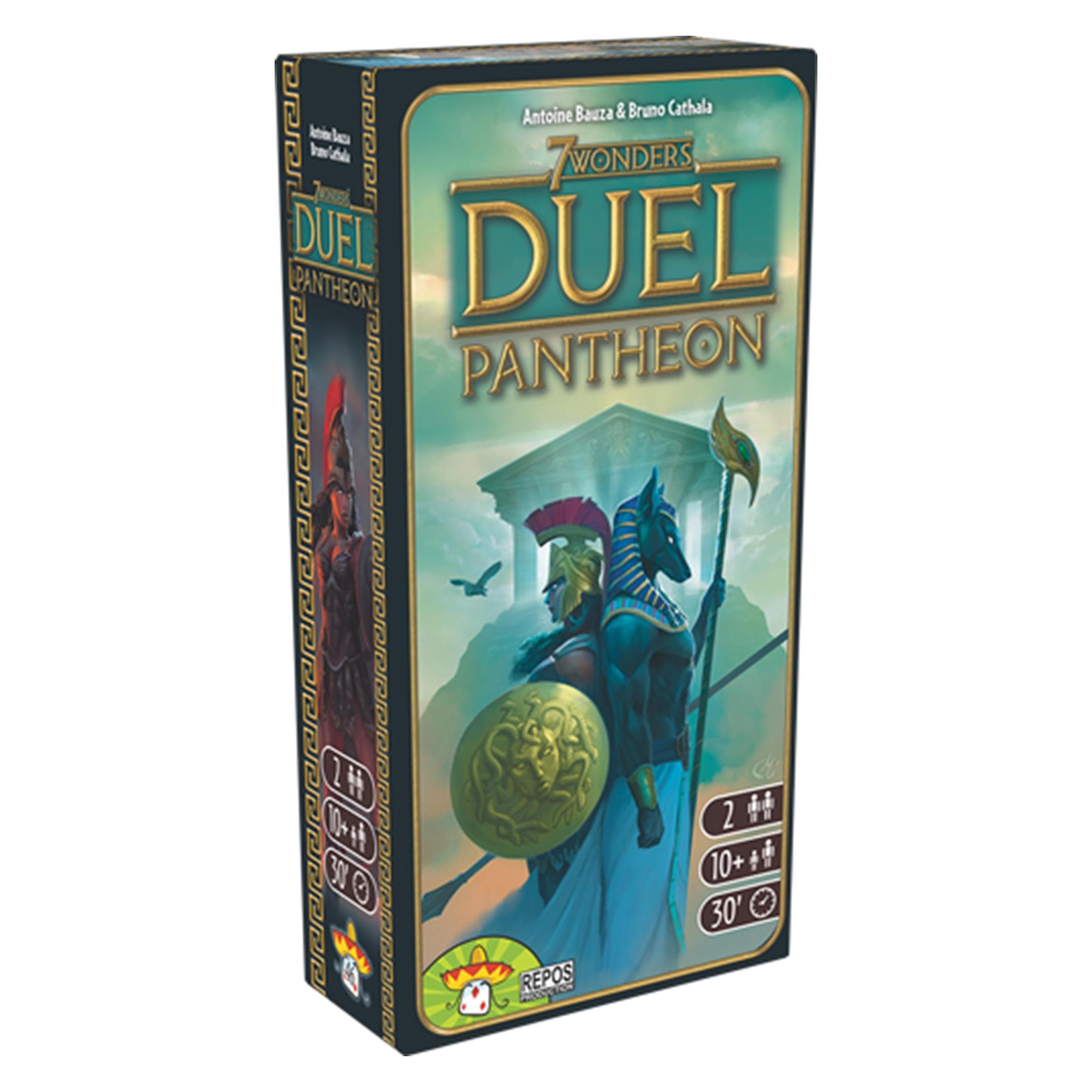 Repos Production 7 Wonders Duel Pantheon uitbreiding (Frans, 2 Spelers)