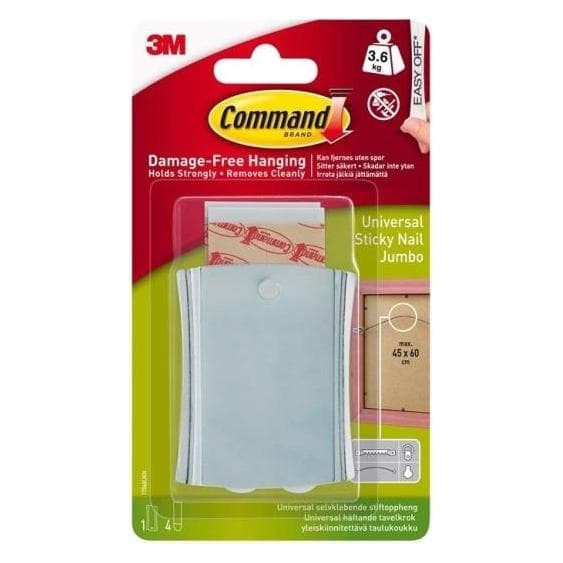 3M, Fotolijst, fotohanger voor draadframe Command Jumbo 3,6kg grijs 5902658095375