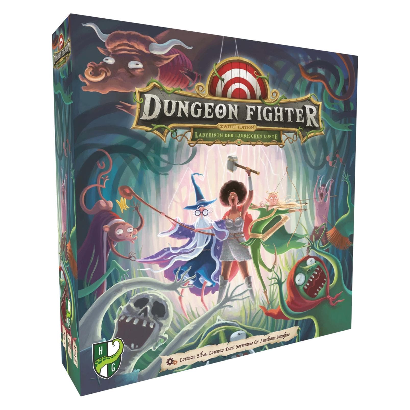 Horrible Guild HR043 - Dungeon Fighter: The Labyrinth of Wayward Airs, 1-6 spelers, 10 jaar (NL editie) (Duits, 1 - 6 Spelers)