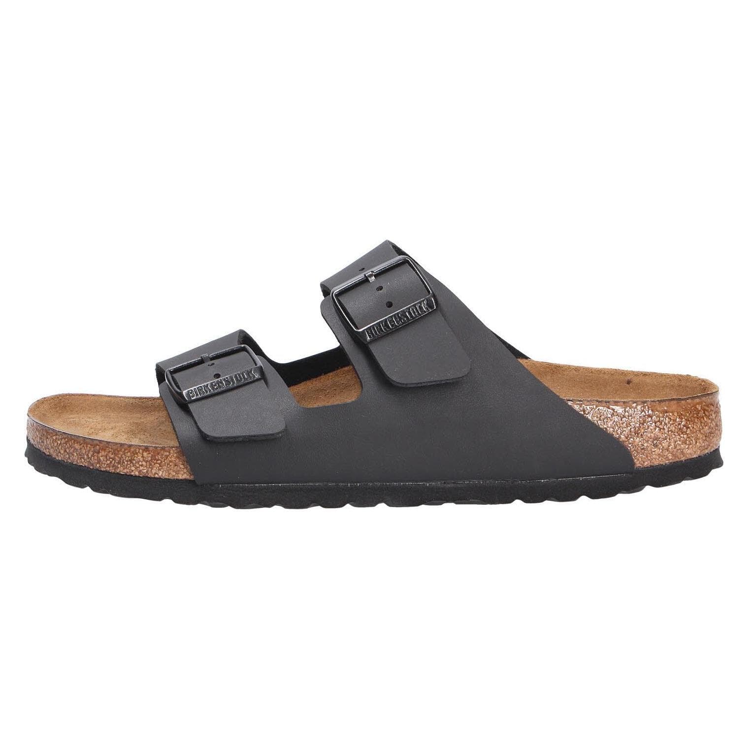 Birkenstock, Unisex, Sandalen, Arizona Zachtbed Birko-Flor Smal, Zwart, (44)
