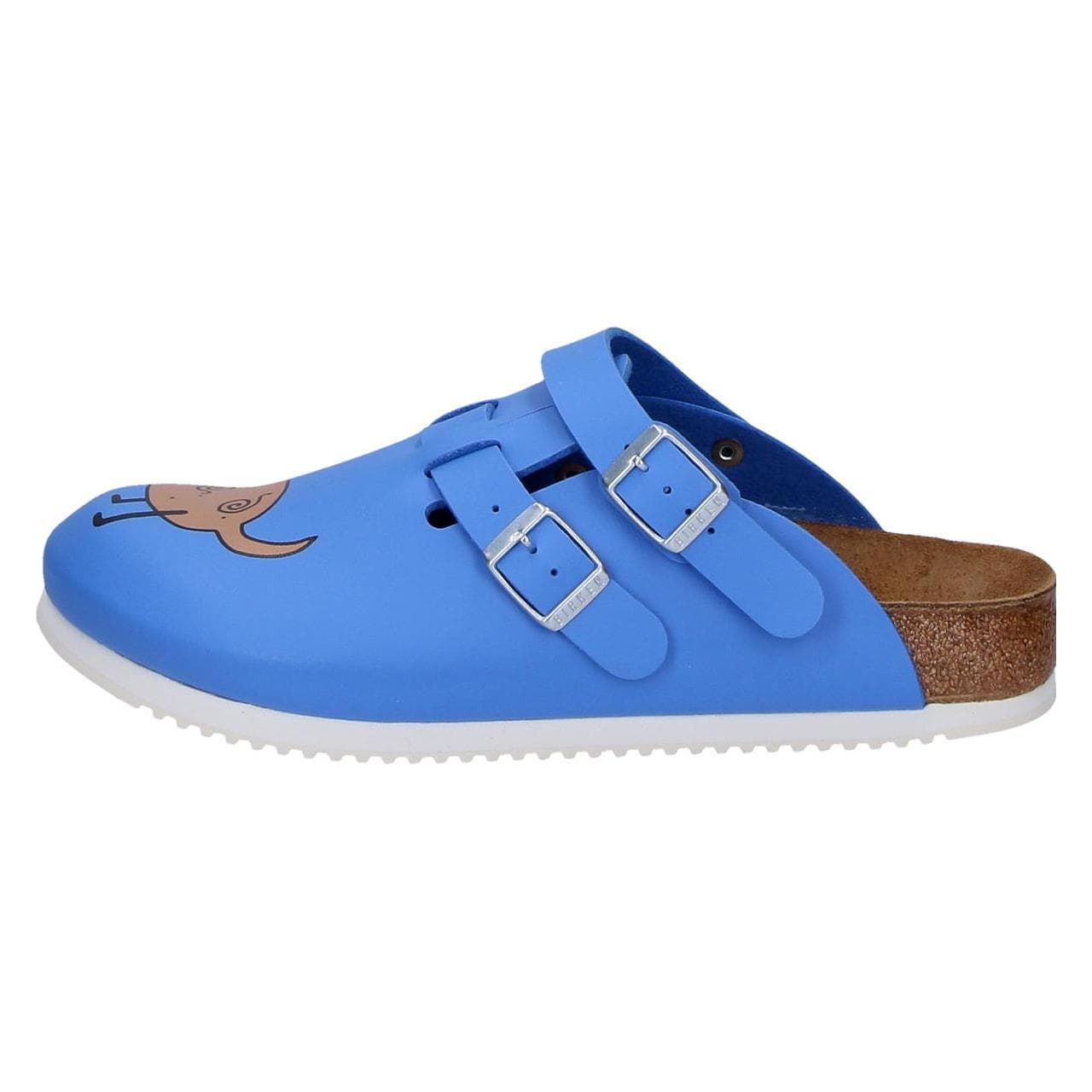 Birkenstock, Unisex, Sandalen, Kay SL Birko-Flor smal, Blauw, (37)