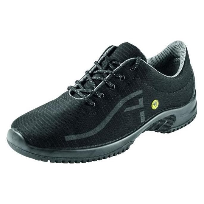 Abeba, Werkschoenen, Lage schoen 36728 O2 zwart Gr. 46 (O2, 46)