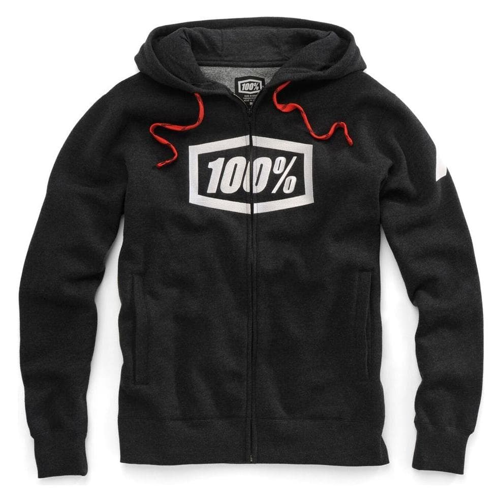 100%, Mannen, Springer, Syndicaat Sweatshirt, Zwart, (L)