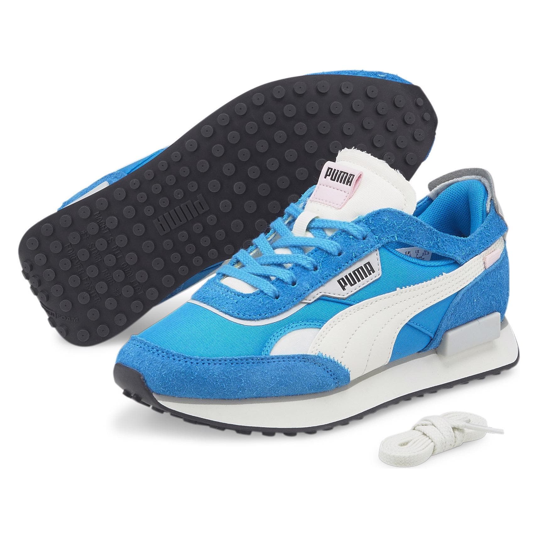 Puma, Vrouwen, Sneakers, FutureRiderCut-OutVintageWns, Blauw, (36)