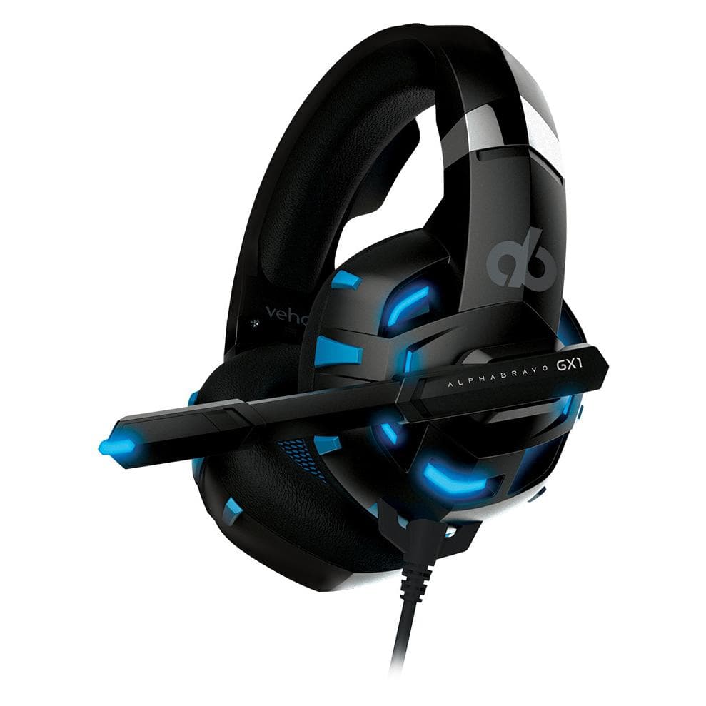 veho Alpha Bravo GX1 (Bedraad), Gaming headset, Zwart