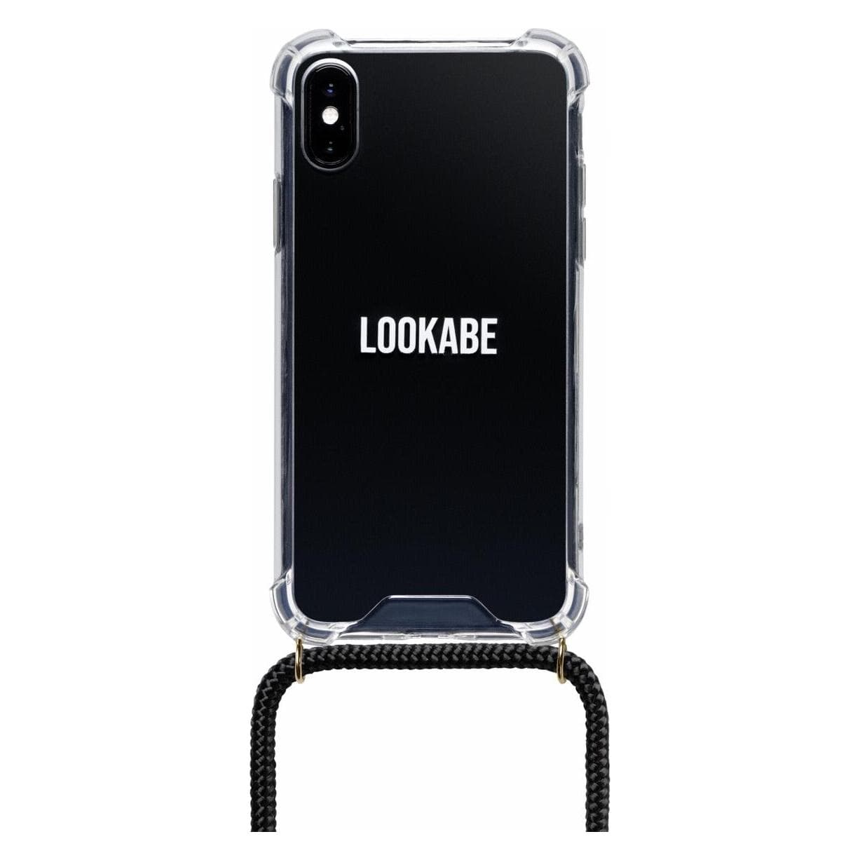 Lookabe Halskettinghoesje met koord, Mobiele telefoonketen, Transparant