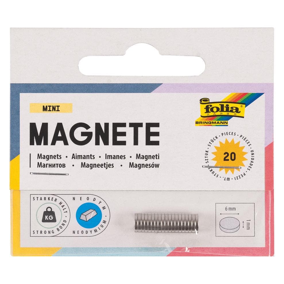 Folia, Magneet, Minimagneten (20x)