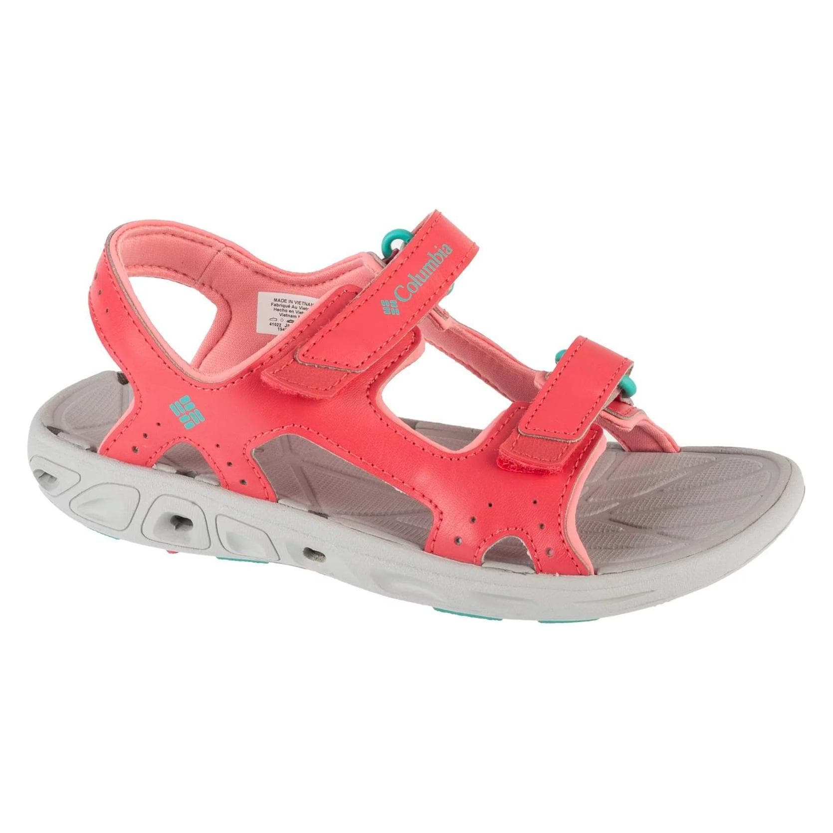 Columbia, Unisex, Sandalen, Jeugd Techsun™ Vent Sandalen, Roze, Roze, Rood, (34)