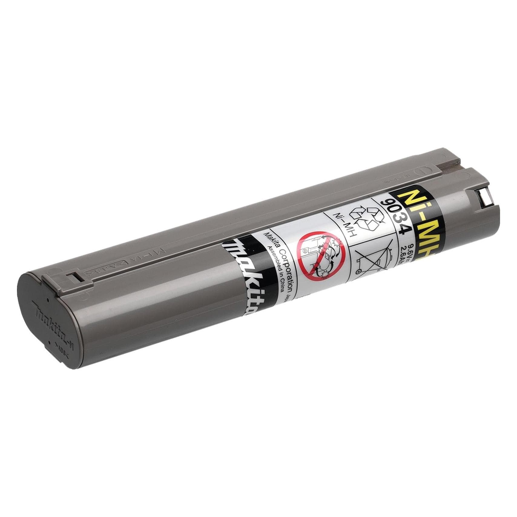 Makita Batterij 9,6V / 2,5AH Ni-MH (staafje) (1 Pcs., Onbepaalde grootte, 2600 mAh), Batterijen
