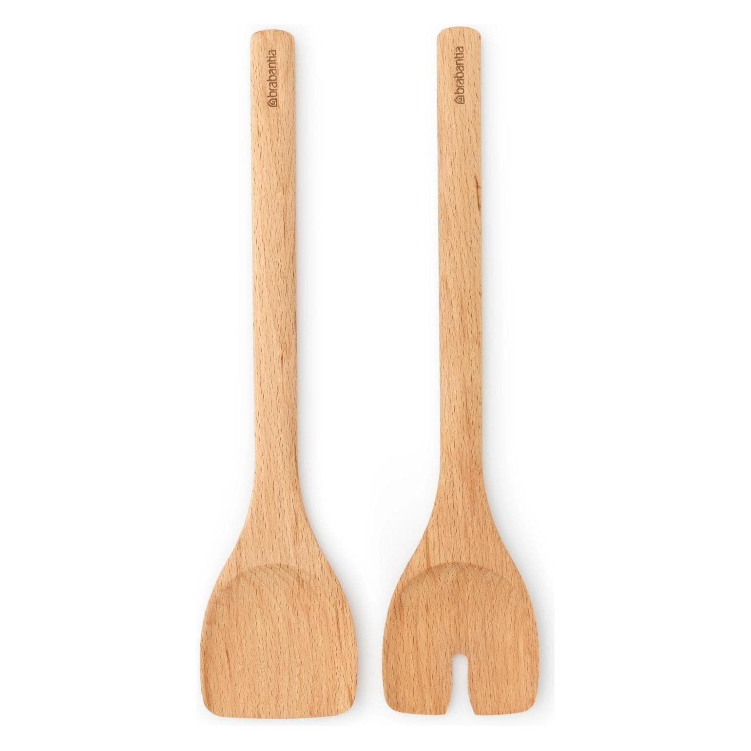 Brabantia Salade servers, Serveerbestek, Bruin