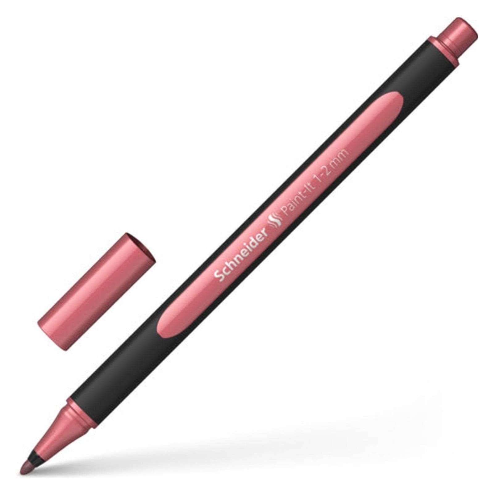 Schneider, Kleurpotloden, Fineliner Metallicliner Paint-it Vintage Red (1x)