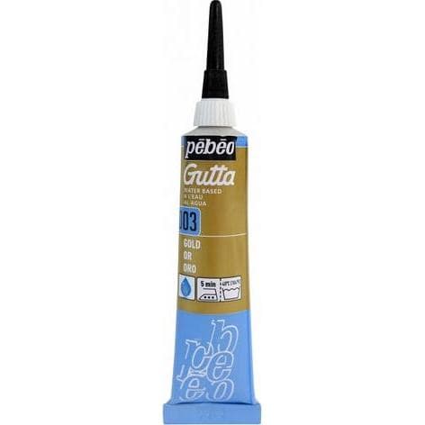 Pebeo, Kleuren + verf voor doe-het-zelvers, Setasilk Water Gutta Tube met Canule (20 ml)