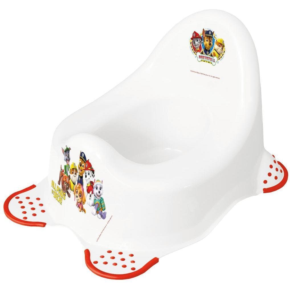 keeeper, Potjes, kinderbabypot adam "Paw Patrol", wit met print met rubberen voetjes, materiaal: PP
