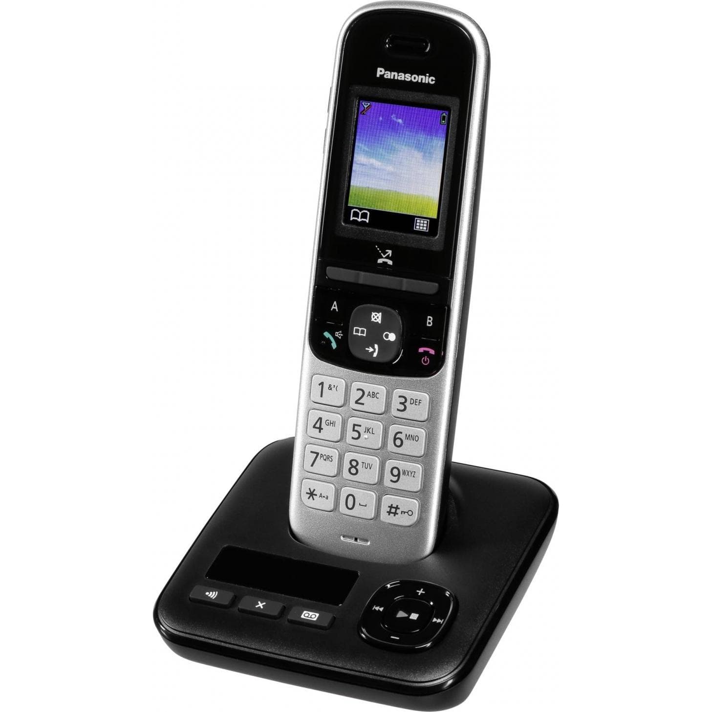 Panasonic KX-TGH720GS, Telefoon, Zwart