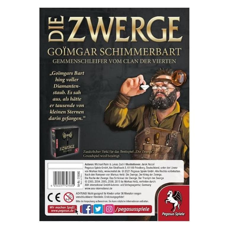 Pegasus 51936G - Goimgar - Character Pack: De Dwergen, leeftijd 10+ (uitbreiding, DE editie) (Duits, 2 - 6 Spelers)