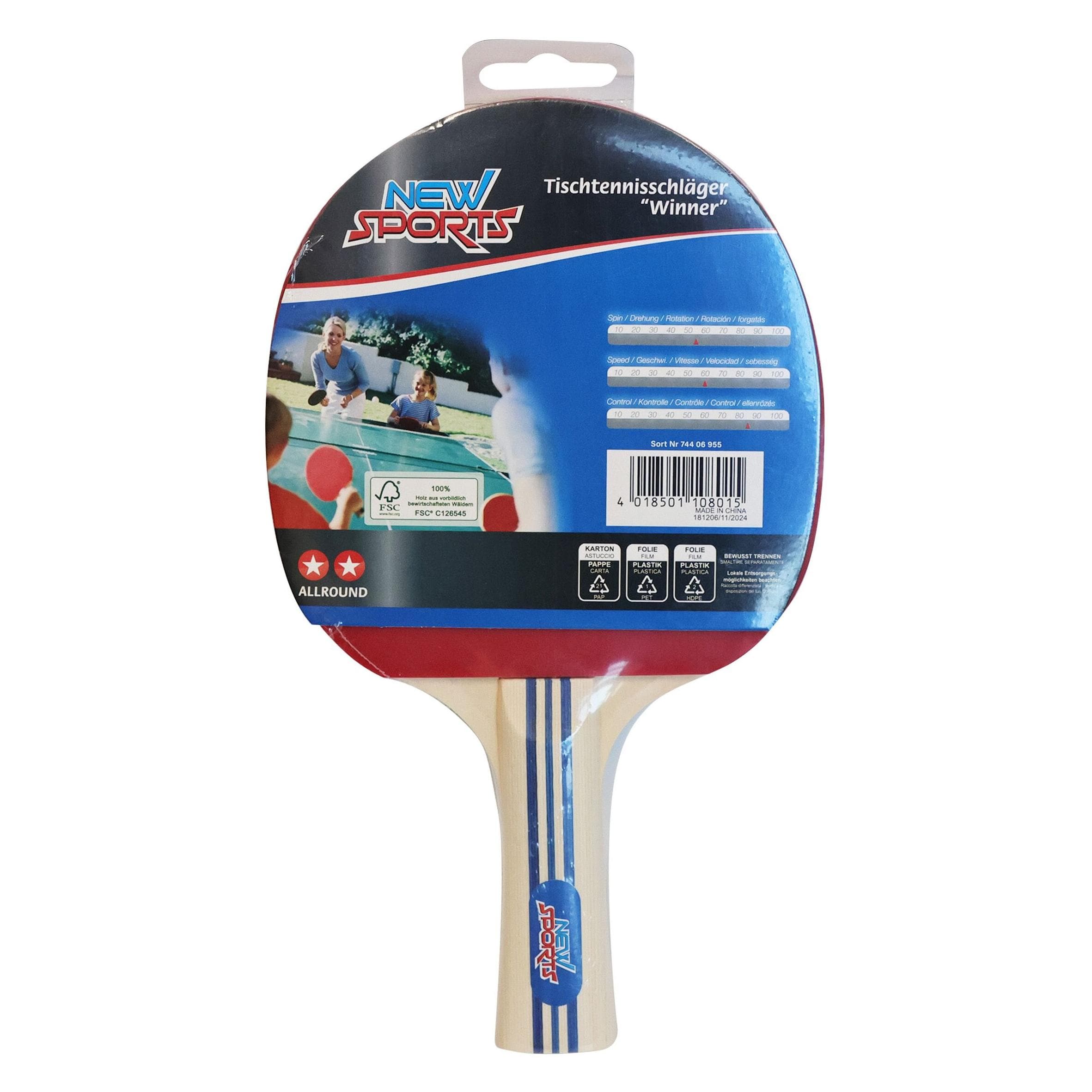 New Sports, Tafeltennisbatjes