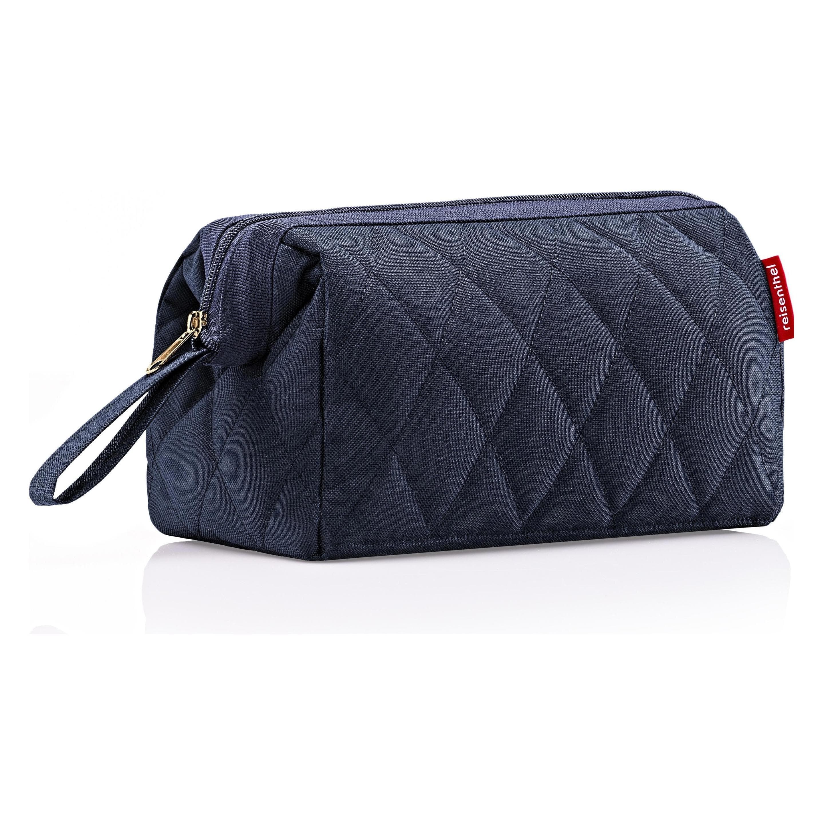 reisenthel Necessaire Travelcosmetic Rhombus Middernacht Goud, Toilettassen, Blauw